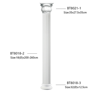 Guanyu Polyurethane Roman Column Statue for Hotel Use As a Wedding Column Flower Pot Holder Rack <strong>Shelf</strong> at Parties Plant Stand - Product Image 2