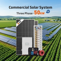 Sistema ESS Solar de 50kW 100kWh con Inversor Híbrido Trifásico para Respaldo en Centros Comerciales Industriales
