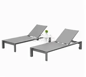<span class=keywords><strong>Chaise</strong></span> longue de jardin <span class=keywords><strong>en</strong></span> métal pour l'extérieur, lit de repos <span class=keywords><strong>en</strong></span> aluminium, <span class=keywords><strong>chaise</strong></span> longue de plage - Product Image 2