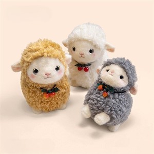 Peluche <span class=keywords><strong>de</strong></span> Oveja Alpaca, Suave y Esponjoso, Muñeco <span class=keywords><strong>de</strong></span> Peluche Relajante para Dormir, Adorable Regalo <span class=keywords><strong>de</strong></span> Cumpleaños para Niñas, Decoración para el Hogar - Product Image 1