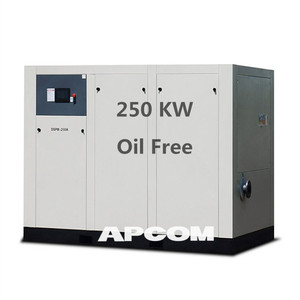 เครื่องอัดอากาศแบบสกรู APCOM ประหยัดพลังงาน VSD หล่อลื่นด้วยน้ำ ไม่ใช้น้ำมัน - Product Image 1