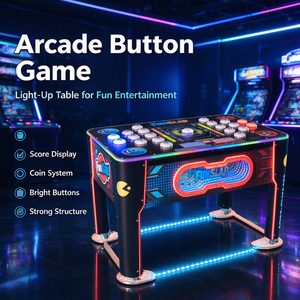 Münzbetriebener LED-Slap-Tisch mit Erhöhtem Spielfeldrand und Lichtleisten an den Beinen für Resort-Spielhallen, Hotel-Lounges und Arkaden - Product Image 3