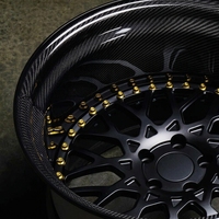 Jantes Forgex Luxury 3 pièces 18 19 20 21 22 pouces forgées style F142, avant 18x10, arrière 18x11, design mesh pour Porsche 911 Ferrari