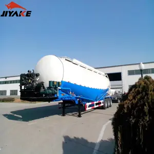 Pabrik Cina disesuaikan desain baru 40Ton 50Ton Fly Ash semen 3 AS grosir semen tangki Trailer Semi truk Trailer untuk dijual