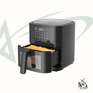 Sudex Stainless Steel Dual Door Air Fryer Oven 10L Large Capacity Digital Touch Panel Smart App <b>Controlled</b> Household Kitchen - Product Image 6