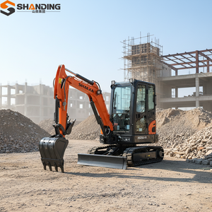 Mini-excavatrice sur chenilles diesel 2,45 tonnes avec moteur Yanmar et commande hydraulique, certifiée CE EPA, prix réel, livraison gratuite - Product Image 4