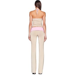 ชุดวอร์มผู้หญิงแบบสองชิ้น รุ่นคัสตอม 2026 ผ้าสแปนเด็กซ์โพลีเอสเตอร์น้ำหนักเบา ดีไซน์เรียบง่าย ระบายอากาศได้ดี เหมาะสำหรับฤดูร้อน - Product Image 1