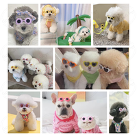Mignon Fleur Coeur Couronne Chat Chien Lunettes De Soleil Coloré Pet Eye Wear Lunettes pour Chiot Chaton