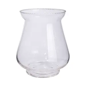 水培花卉和绿色植物用简单透明玻璃花瓶 -- 优雅的花饰和排列瓶