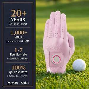 Guantes de Golf al Por Mayor de Fábrica, Varios Tamaños, Guantes de Golf Grace, Cuero Cabretta, Logotipo Personalizado, Antideslizantes, Alta Calidad - Product Image 1