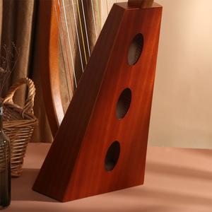 Harpe Lyre à 15 cordes, petite harpe <span class=keywords><strong>irlandaise</strong></span> avec clavier factice, vente directe d'usine, en stock - Product Image 5