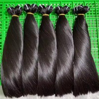 Extensions de Cheveux Naturels Bruts Cambodgiens en Soie Droite 12A, 100% Cheveux Humains Vierges Birmans Alignés dans le Sens de la Cuticule, Vente en Gros