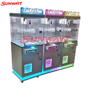 Máquina de Juego de Premios con Rueda de la Fortuna Mini, Operada con Monedas, para Interiores, con 24 Pinzas y Premios Sorpresa - Product Image 5