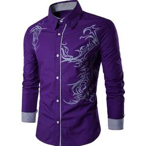 <span class=keywords><strong>Chemise</strong></span> cardigan à manches longues pour hommes, imprimé ethnique, tenue <span class=keywords><strong>tendance</strong></span> et décontractée, collection printemps et automne <span class=keywords><strong>2022</strong></span> - Product Image 4