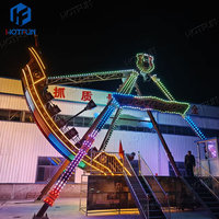 Manège Bateau Pirate 24 Places Direct Usine avec Certification CE ISO pour Parcs d'Attractions Extérieurs