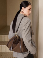 Sac en cuir suédé de haute qualité pour femmes sacs à main de créateur de luxe sacs à main Vintage Patchwork épaule épissé sac de marque originale