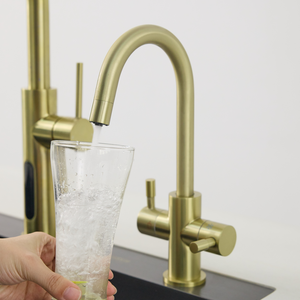 Grifo <span class=keywords><strong>de</strong></span> Cocina 2 en 1 con Dispensador Lateral <span class=keywords><strong>de</strong></span> <span class=keywords><strong>Agua</strong></span> Fría y Caliente para <span class=keywords><strong>Agua</strong></span> Filtrada, Fría o Hirviendo - Product Image 2