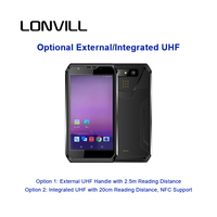 LONVILL Terminal de mano comercial Android Data Collector Inventario Check In Out Código de escaneo PDA