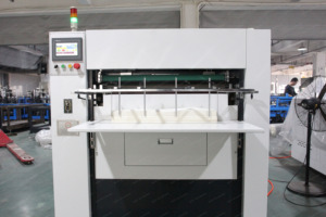 Machine de découpe, pliage et perforation automatique 850 pour boîtes de gobelets en papier (café, lait, thé) - Product Image 3