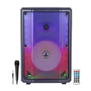 ลำโพงแบบพกพาก้านดึงสำหรับงานปาร์ตี้ลำโพงวูฟเฟอร์คาราโอเกะพร้อมไมค์ - Product Image 2