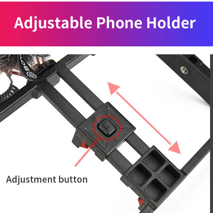 Jmary Mt-33 Video Cage Rig Kit For Vlogging