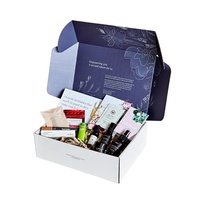 Emballage cosmétique ondulé en papier pour le Commerce, boîte d'expédition et de soin de la peau imprimée Unique, expédition express, emballage écologique