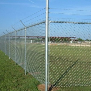 Metal Chain Link <strong>Fencing</strong> PVC Coated Chain Link <strong>Border</strong> Fence - Product Image 4