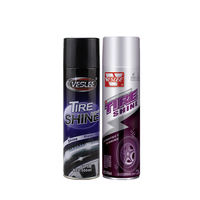 Spray de brillance pour pneus à formule silicone haute brillance longue durée du fabricant
