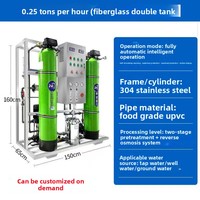 Station complète de traitement des eaux usées pour élevages, système de filtration d'eau par osmose inverse (RO) pure, 500/1000 LPH