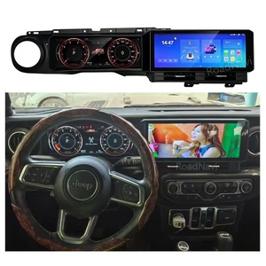 Panel de Instrumentos Digital LCD con Radio Multimedia Android RoadNavi para Jeep Wrangler JL Gladiator 2018-2023 Velocímetro - Product Image 1