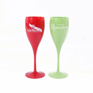 Copas de Vino de Acrílico Irrompibles de Plástico Premium Reutilizables con Logotipo Personalizado para Bodas, Copas de Champán para Fiestas - Product Image 1