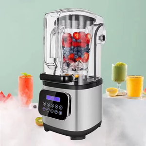 Ağır Hizmet Tipi Ticari <span class=keywords><strong>Blender</strong></span>, Koruyucu Ses Yalıtım Kapağıyla, Buz Kırma Özellikli, Otomatik Mutfak Robotu, Çay Dükkanı ve Barlar İçin - Product Image 3