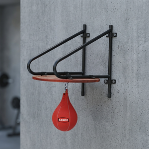 Support de ballon de vitesse élégant et personnalisé avec logo imprimé, en cuir PU et coton, pour l'entraînement de boxe et arts martiaux, sacs de frappe et sacs de sable - Product Image 3