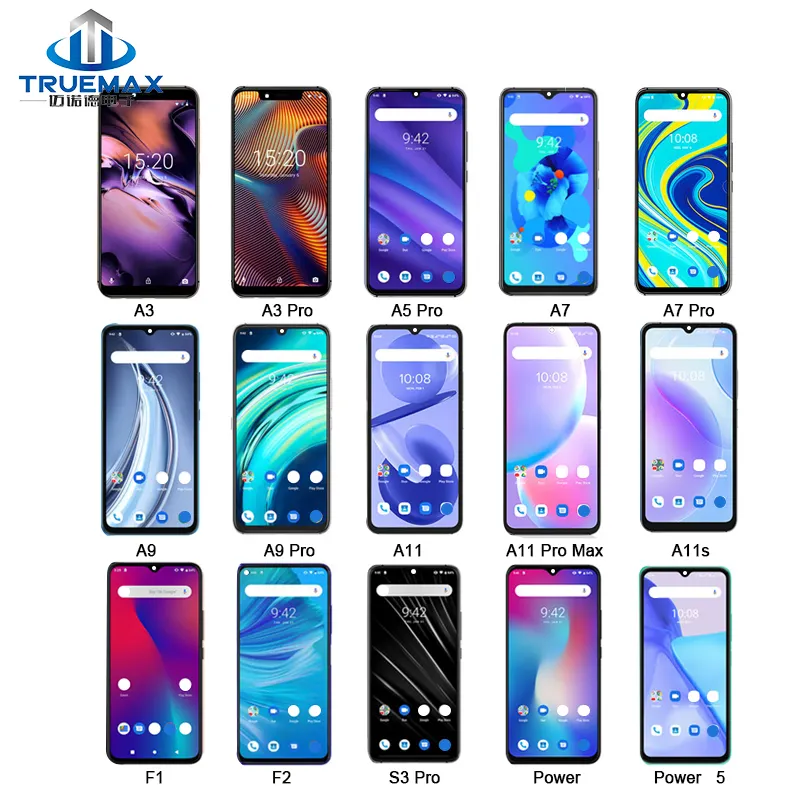 Mobile phone lcds for umidigi f1 f2 power 3 5 S3 S5 a3 a3s a3x a5 a7 pro a7s a9 pro a11 max a11s screen replacement lcd display