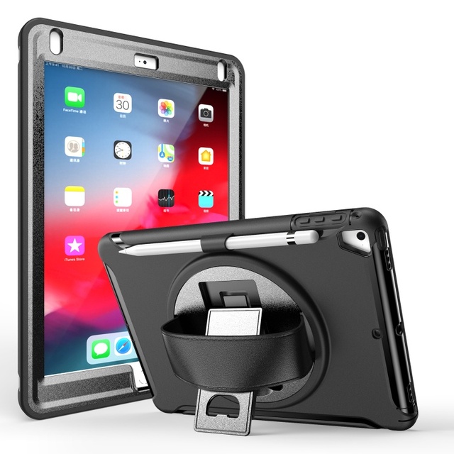 3 in 1 Anti-fall Hard PC Shockproof Tablet Case for iPad Air 2 Cove /IPAD PRO 9.7 Inch 2018 with Kickstand