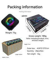 Dongle CarPlay Qualcomm portable Plug & Play 4G+64 Go / 8G+128 Go, boîte AI sans fil Android CarPlay pour voiture