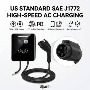 Cargador de Pared Inteligente EVSE de 7kW AC para Ford, Tesla, <span class=keywords><strong>Nissan</strong></span> <span class=keywords><strong>Leaf</strong></span> - Product Image 1