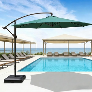 <span class=keywords><strong>Sombrilla</strong></span> de Patio Impermeable de Hierro Reforzado Tipo Cantilever Sin Volantes, Uso Comercial <span class=keywords><strong>para</strong></span> Hoteles, Parasol de Jardín con Poste <span class=keywords><strong>Lateral</strong></span> Desplazado Tipo Banana - Product Image 3