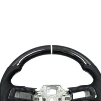 Volant sport en cuir et fibre de carbone GT Shelby compatible avec Ford Mustang 2015 2016 2017 2018 2019 2020 2021 2022