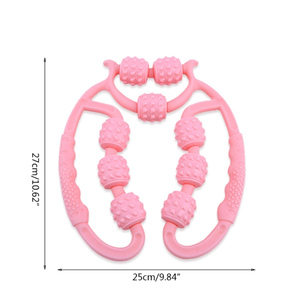 Nove ruote a forma di anello Anti-cellulite rullo massaggiatore Cellulite collo cellulite corpo dimagrante gamba massaggio rullo - Product Image 6