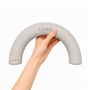 Factory Direct Sale Innovative Design Semi-round Dumbbell Yoga Fitness Training Cross-border New <b>Weight</b>-bearing <b>Free</b> <b>Weights</b> - Product Image 1