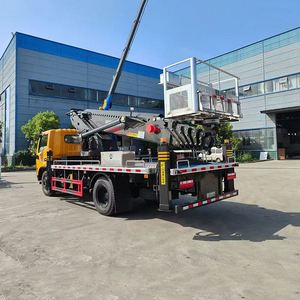รถบรรทุกติดตั้งกระเช้าไฟฟ้ายี่ห้อ Dongfeng Furika ขนาด 36 เมตร มาตรฐานยูโร 6 สำหรับซ่อมไฟถนนและงานวิศวกรรมเทศบาล - Product Image 6