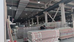 Portes coupe-feu en acier OEM/ODM pour escaliers, sous-sols, garages souterrains, hôpitaux, écoles, maisons <span class=keywords><strong>de</strong></span> retraite, usage commercial - Product Image 5