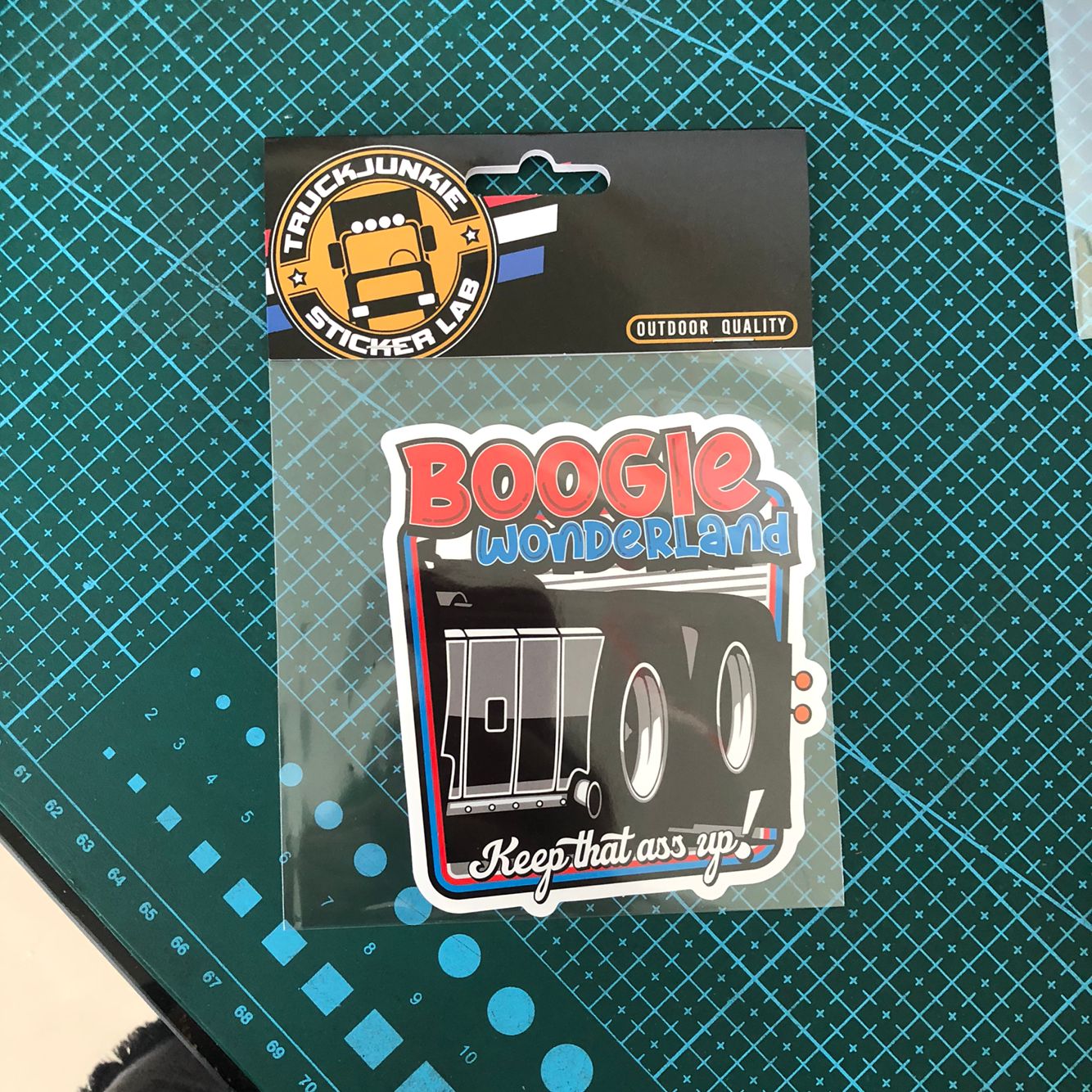 Sticker pack with opp bag and header card