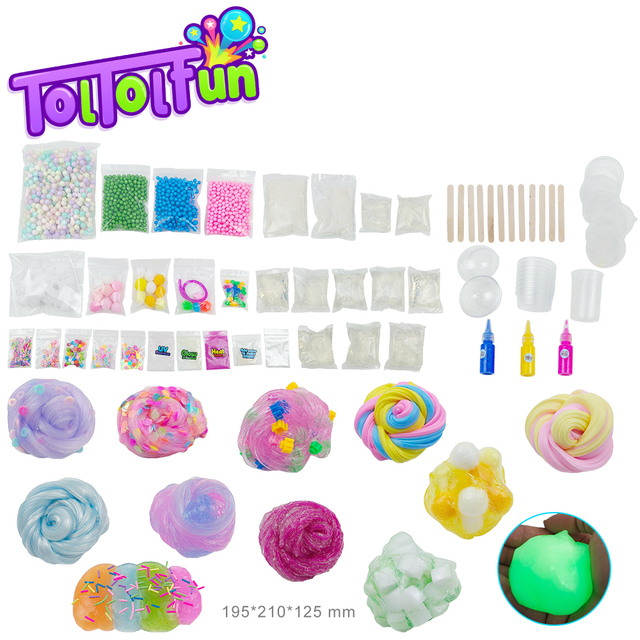 Mixed Slime Gift Box Set Party Favors DIY Science Educational Toys Stress Relief Toys Birthday Gifts Boys Girls Factory Custom