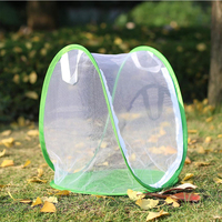 Motif solide extérieur Reptile Cage maille Terrarium Habitat Cage pour animaux de compagnie pour insectes papillons mante bâton élevage