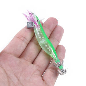 2,0 #10cm 9,1G Venta al por mayor Bajo MOQ Pesca de camarones luminosos <span class=keywords><strong>EGI</strong></span> Squid Jig Lure Set - Product Image 5