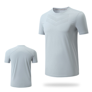 Camisetas deportivas de acción de secado rápido con logotipo personalizado de gran tamaño para hombre - Product Image 4