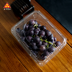 Bao bì thực phẩm siêu thị bán buôn Takeaway 6 inch nhà máy tùy chỉnh thực phẩm trong suốt hộp nhựa với nắp vật nuôi khay - Product Image 5