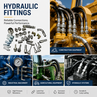 Fabricant de raccords hydrauliques OEM, types de filetages personnalisés, adaptateurs de tuyaux en acier, échantillon rapide, MOQ, flexible, directement de l'usine